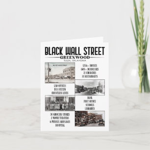 Tarjeta Negra Vintage Black Business Mes de historia negra
