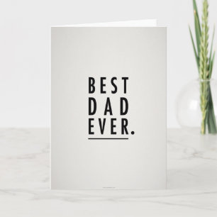 Tarjeta Negrita El Mejor Papá del Mundo