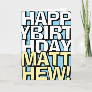 Tarjeta Negrita Feliz Cumpleaños Nombre Personalizado Tarj