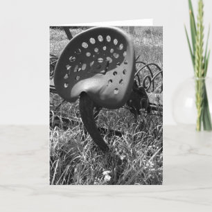 Tarjeta Negro, blanco y rusto