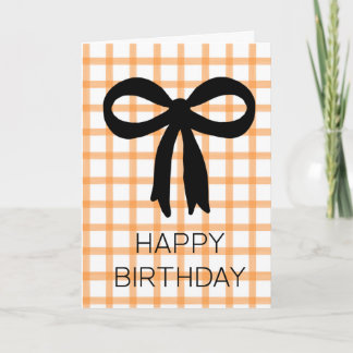 Tarjeta Negro cae feliz cumpleaños Halloween