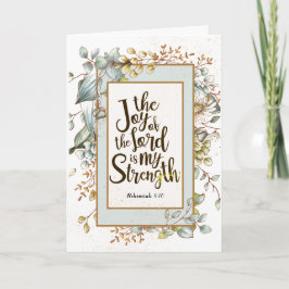 Tarjeta Nehemías 8:10 La alegría de Jehovah es mi fuerza