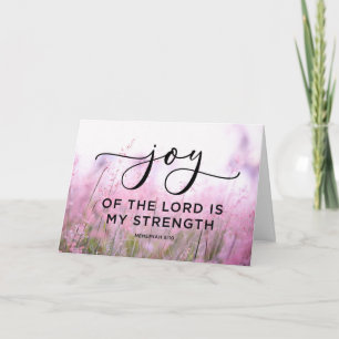 Tarjeta Nehemías 8:10 La alegría de Jehovah es mi fuerza