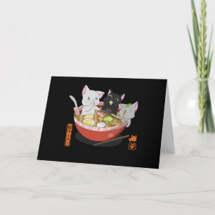 Tarjeta Neko Ramen cat