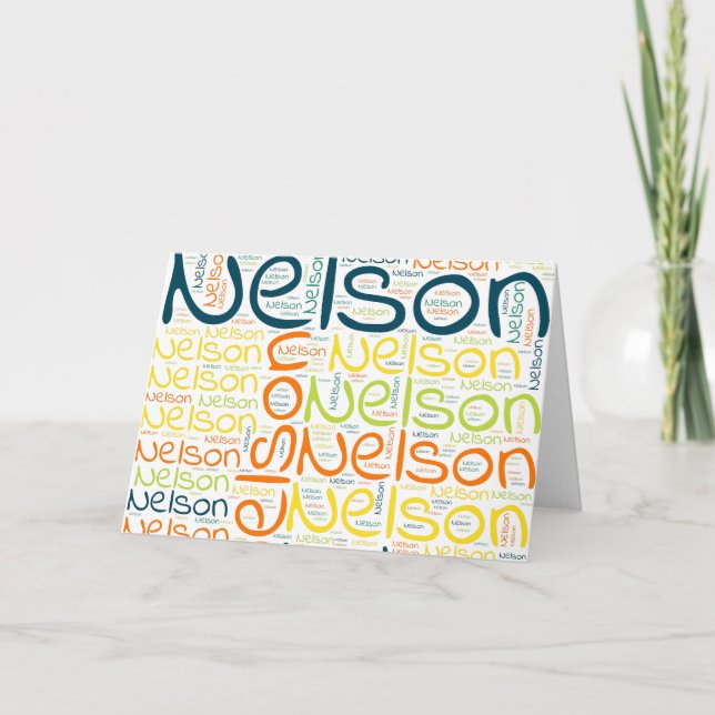 Tarjeta Nelson (Anverso)