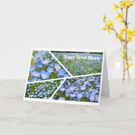 Tarjeta NEMOPHILA（Baby Blue Eyes）