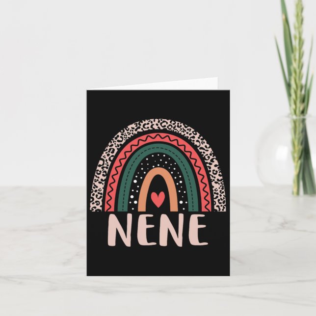 Tarjeta Nene Rainbow Abuela Abuela Día de la Madre (Anverso)