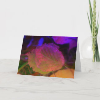 Tarjeta Neon Fall
