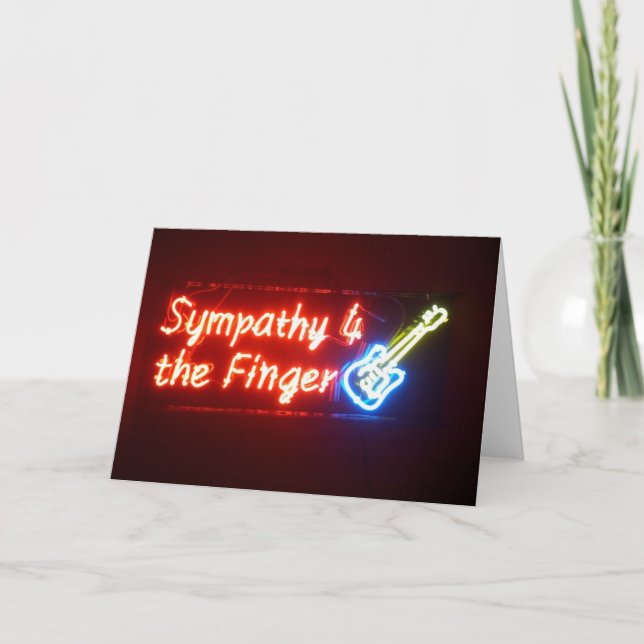 Tarjeta Neon Greeting Card (Anverso)