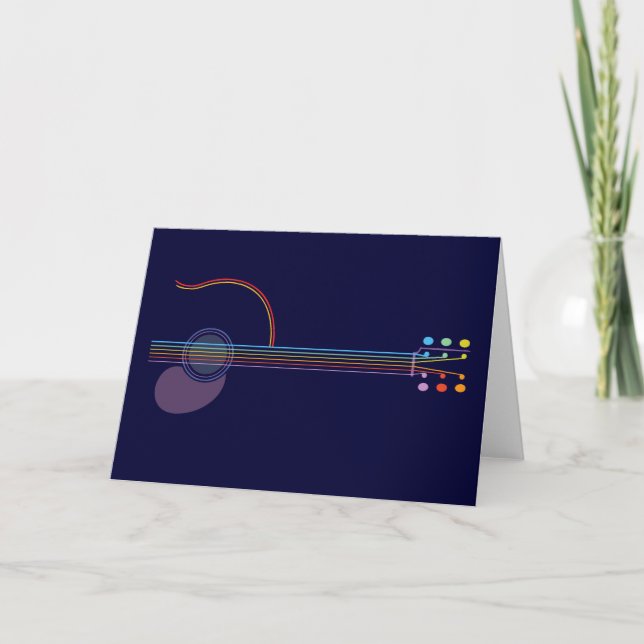 Tarjeta Neon Guitar (Anverso)