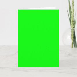 Tarjeta neongrün