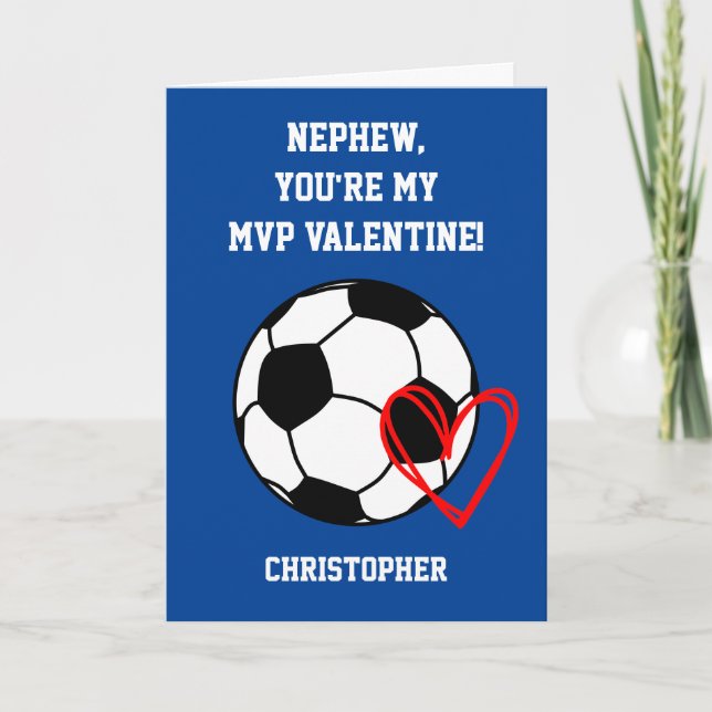 Tarjeta Nephew, El día de San Valentín del Soccer MVP (Anverso)