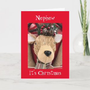 TARJETA **NEPHEW** FEROSAS NAVIDAD DE REINDEER