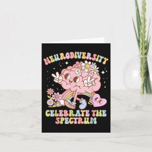 Tarjeta Neurodiversidad Espectro De Autismo De Camisas Asd