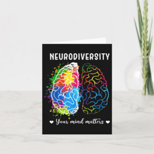 Tarjeta Neurodiversidad Positiva Tu Mente Autismo Awarene