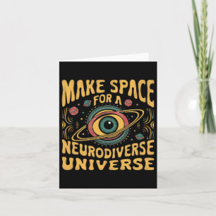 Tarjeta Neurodiversidad Universo Neurodiversidad Autismo A