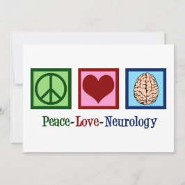 Tarjeta Neurología de amor por la paz