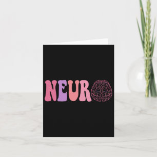 Tarjeta Neurología femenina Neuro Nurse Neuro Nurse Squad