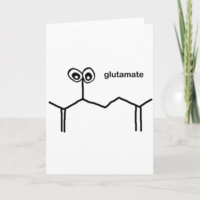 Tarjeta Neurotransmisor de glutamato (Anverso)
