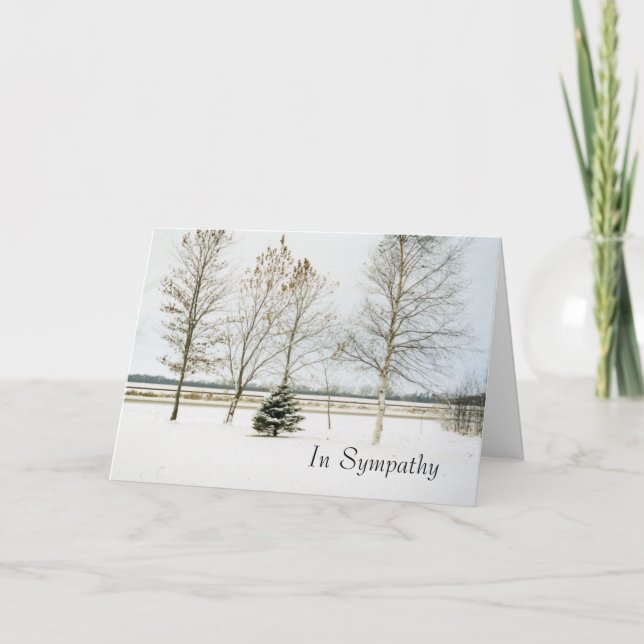 Tarjeta nevado siempre verde 1card, en simpatía (Anverso)