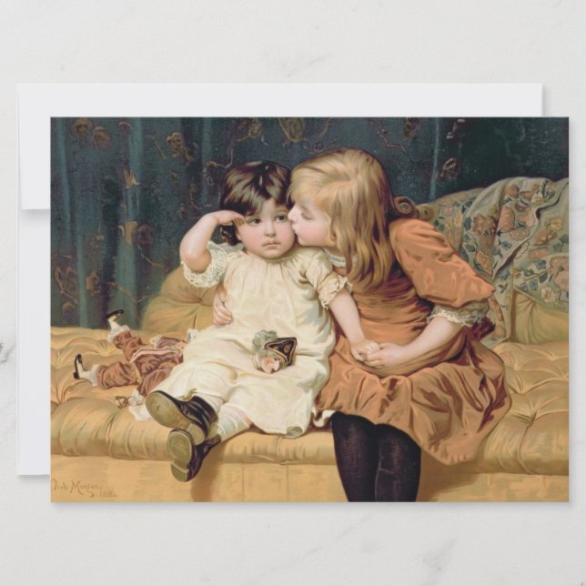 Tarjeta Never Mind (de Frederick Morgan) (Anverso)