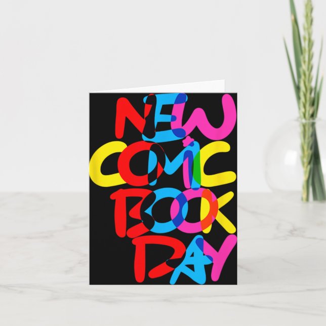Tarjeta New Comic Book Day (overlap)  (Anverso)