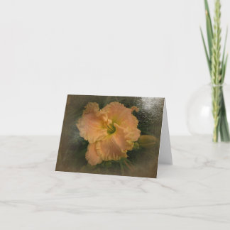 Tarjeta New Day Gardens Notecard Daylily "Casi un ángel"