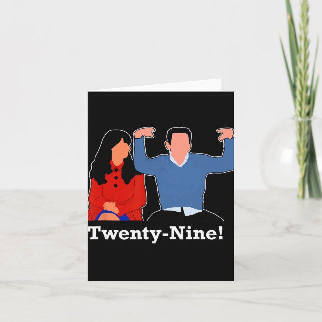 Tarjeta New Girl 29 I'm Feelin' Twenty Nine Happy Birthday (Anverso)