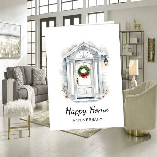 Tarjeta New Home Anniversary Card | Real Estate Agent