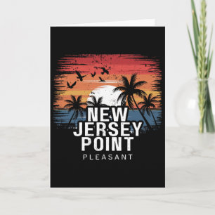 Tarjeta New Jersey Point Pleasant Surfing Surfista