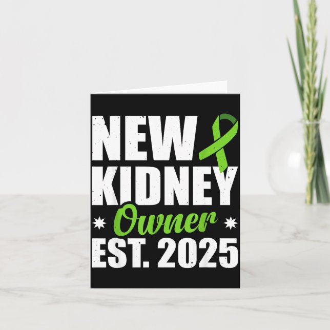 Tarjeta New Kidney Owner Est. 2025  (Anverso)