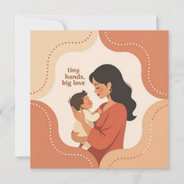 Tarjeta New mom card baby shower postpartum gift
