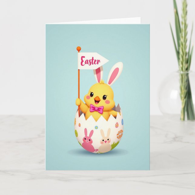 Tarjeta New Springtime Friend Easter Card (Anverso)