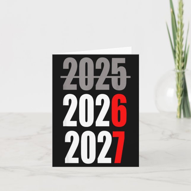 Tarjeta New Year 2026 Funny 67 New Year's Eve Party  (Anverso)