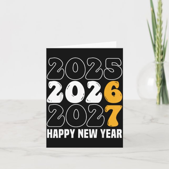 Tarjeta New Year 2026 Shirt Funny 67 Meme Six Seven  (Anverso)