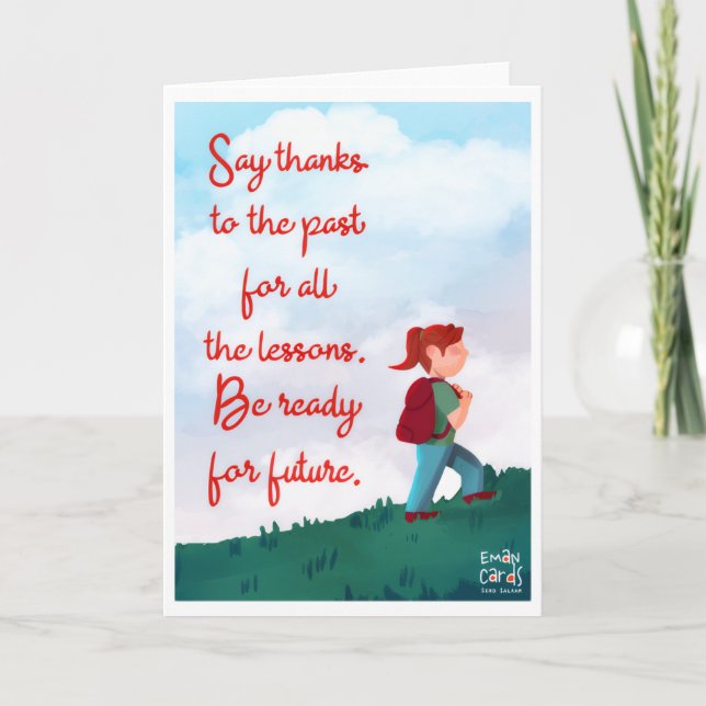 Tarjeta New Year Card (Anverso)