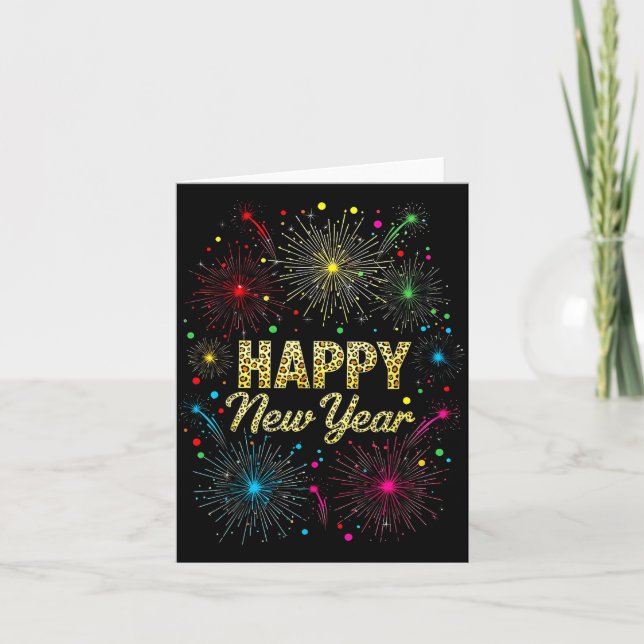 Tarjeta New Year Eve Party Supplies Nye 2026 Happy New Yea (Anverso)