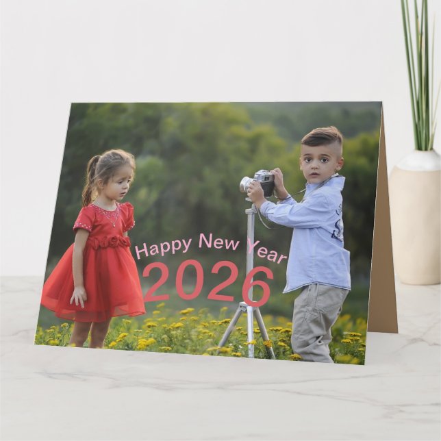 Tarjeta New year gifts 2026 (Anverso)
