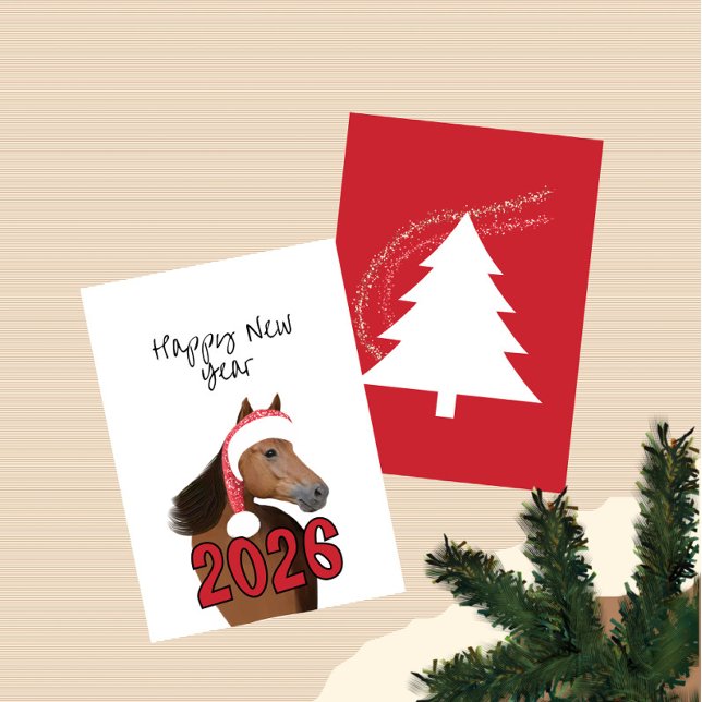 Tarjeta New Year horse (Subido por el creador)