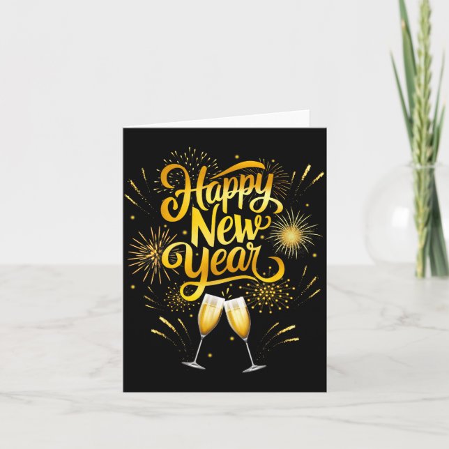 Tarjeta New Years Eve Party Supplies 2026 Happy New Year F (Anverso)