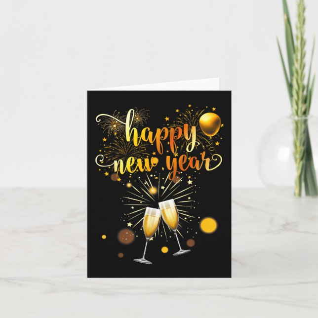 Tarjeta New Years Eve Party Supplies 2026 Happy New Year F (Anverso)