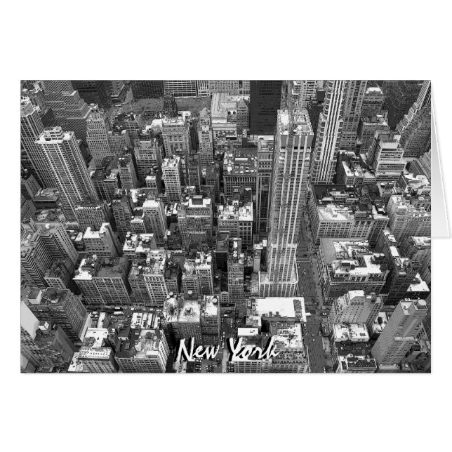Tarjeta New York Card Cityscape New York Souvenir  (Anverso (Horizontal))