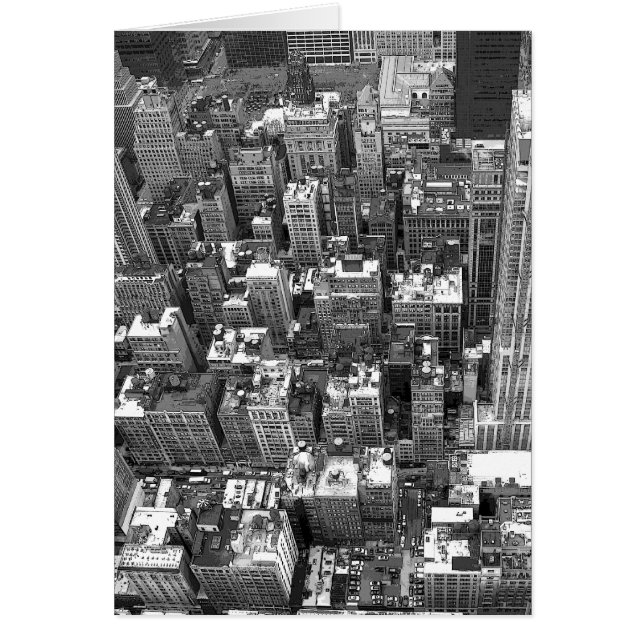 Tarjeta New York Card Cityscape New York Souvenir  (Frente)