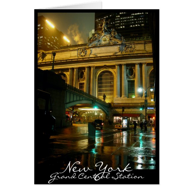 Tarjeta New York Card Cityscape New York Souvenir  (Frente)