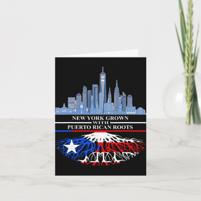 Tarjeta New Yorker Half Puerto Rican New York City Puerto  (Anverso)