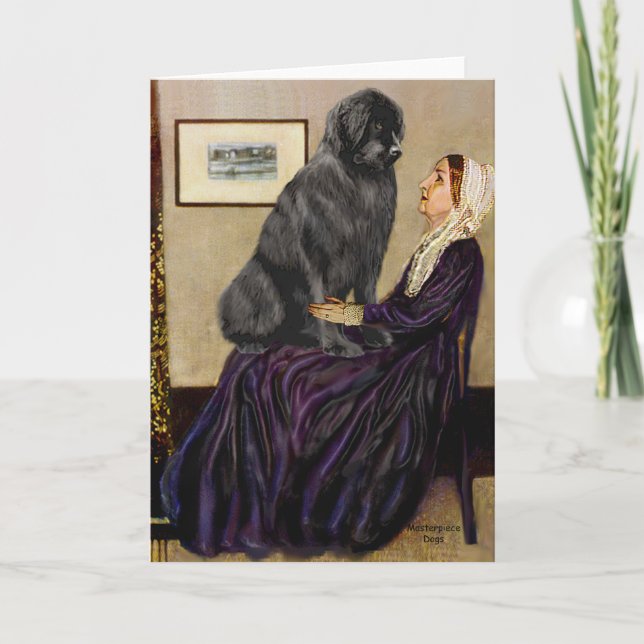 Tarjeta Newfie 1 - Madre de un silbador (Anverso)