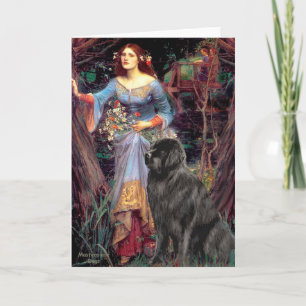 Tarjeta Newfie 1 - Ophelia en los bosques