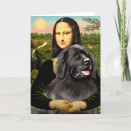 Tarjeta Newfie 2 - Mona Lisa