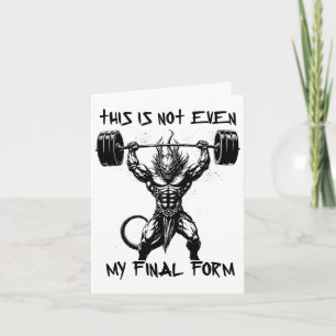 Tarjeta Ni siquiera es mi forma final de ser el cuerpo de 