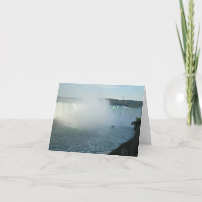 Tarjeta Niagara Falls (Anverso)